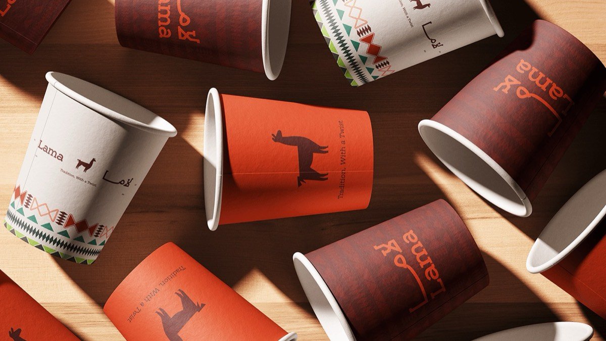 Lama Café — Visual identity (5)